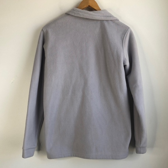 Columbia Light Gray Fleece Jacket - Picture 5 of 6